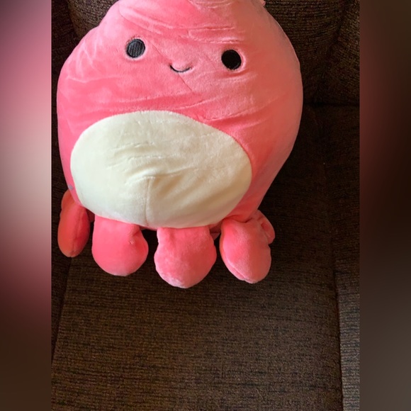 Squishmallow Abby the Pink Octopus UltraSoft Stuffed Sealife Plush Toy - Picture 3 of 7